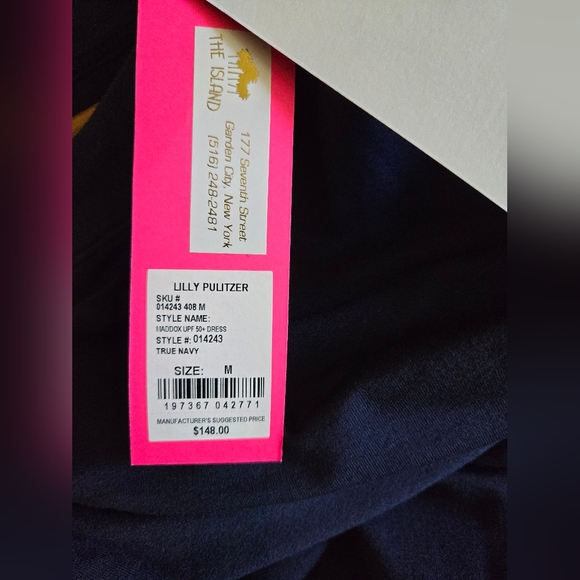 NWT Lilly Pulitzer Maddox Dress, Navy, Medium - Picture 5 of 6